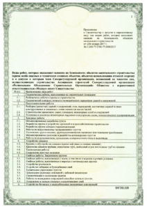 Свидетельство о допуске, прил. 1-1